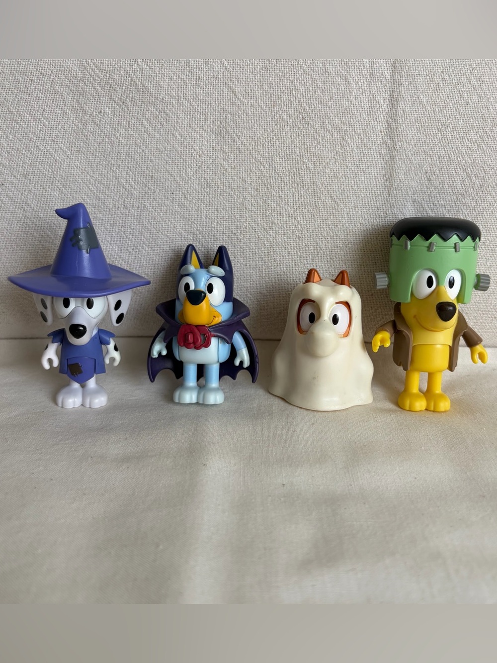 Moose Toys Bluey and Friends “Booey”Halloween Figure Set of 4 Characters